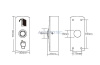 AT-H805A LED (светодиод зеленый) Кнопка выхода ACCORDTEC накладная, НОНЗ