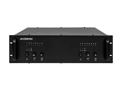 ББП-80х2 v.16 RACK 3U Блок бесперебойного питания ACCORDTEC, 12 В, 16 х 1А