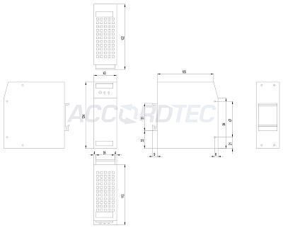 ББП-100 DIN Блок бесперебойного питания ACCORDTEC, 12 В, 10 A
