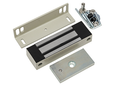 ML-300K с уголком, Электромагнитный замок ACCORDTEC, 300 кг, накладной