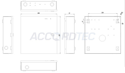 ББП-80 ТР исп.1 Блок бесперебойного питания ТР 043/2017 ACCORDTEC, 12 В, 8 A