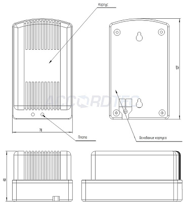 AT-12/50_White case Источник стабилизированного питания ACCORDTEC, 12 В, 5 A