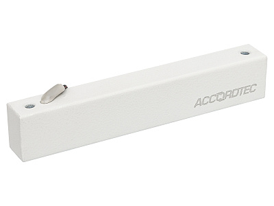ML-100K с планкой, цвет белый, Электромагнитный замок ACCORDTEC, 100 кг, накладной
