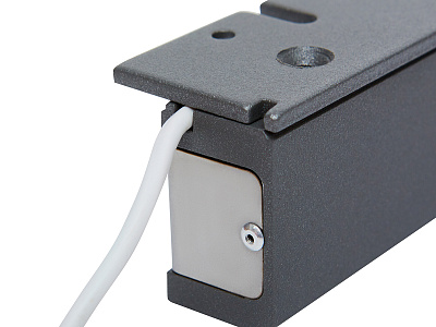 ML-200K-3 Premium Grey с уголком, Электромагнитный замок ACCORDTEC, 200 кг, накладной