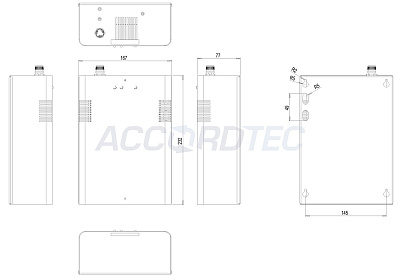 ББП-50 ТР исп.1 Блок бесперебойного питания ТР 043/2017 ACCORDTEC, 12 В, 5 A