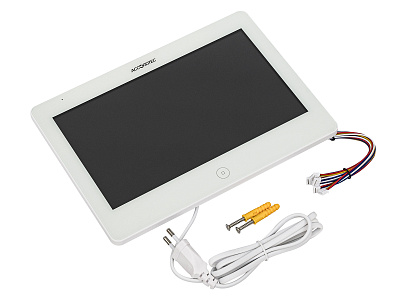 AT-VDA101C/SD WH Монитор домофона ACCORDTEC, AHD, сенсорный экран
