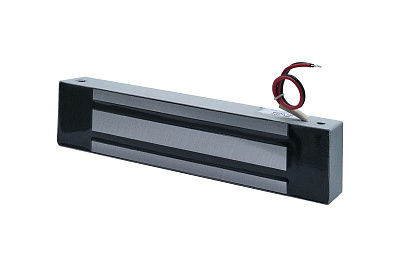 ML-295K с уголком, цвет Серебряный Металлик, Электромагнитный замок ACCORDTEC, 300 кг, накладной