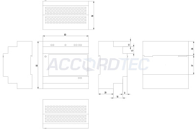 ББП-30 DIN Блок бесперебойного питания ACCORDTEC, 12 В, 3 A