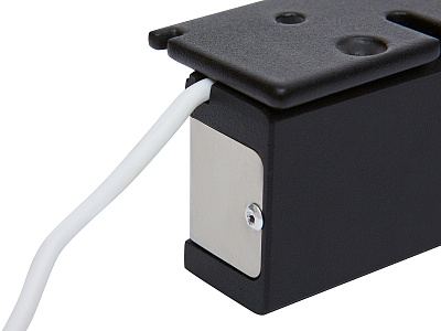 ML-200K-3 Premium Black с уголком, Электромагнитный замок ACCORDTEC, 200 кг, накладной