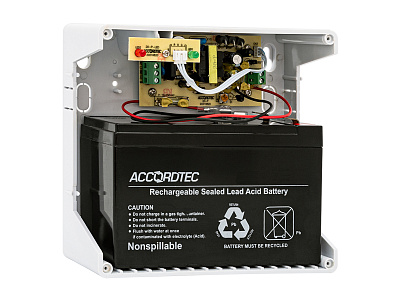 ББП-20 исп.1 белый, Блок бесперебойного питания ACCORDTEC, 12 В, 2 A,