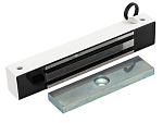 ML-100K с планкой, цвет белый, Электромагнитный замок ACCORDTEC, 100 кг, накладной
