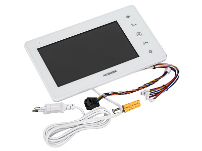 AT-VD720W WH Монитор домофона ACCORDTEC, AHD, сенсорные кнопки