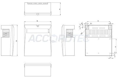 ББП-40 v.4 исп. 1 Блок бесперебойного питания ACCORDTEC, 12 В, 4 (4 х 1А)