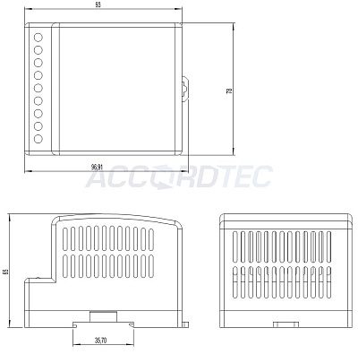 AT-12/15 DIN Источник стабилизированного питания ACCORDTEC, 12 В, 1,5 A