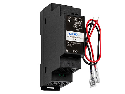 ББП-20 DIN Блок бесперебойного питания ACCORDTEC, 12 В, 2 A