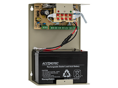 ББП-60 v.8 Блок бесперебойного питания ACCORDTEC, 12 В, 6 (8 х 0.75А)