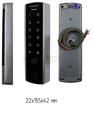 AT-CP420EM Кодонаборная панель ACCORDTEC EM-Marine, сенсорная с подсветкой