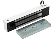 ML-180K с уголком, цвет белый, Электромагнитный замок ACCORDTEC, 200 кг, накладной