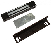 ML-350N с уголком, цвет коричневый, Электромагнитный замок ACCORDTEC, 400 кг, накладной