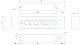 ML-194.03K Электромагнитный замок ACCORDTEC, 500 кг, накладной
