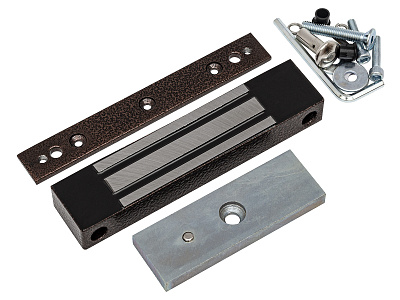 ML-180KB с планкой, Электромагнитный замок ACCORDTEC, 200 кг, накладной