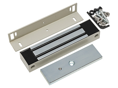 ML-295K с уголком, Электромагнитный замок ACCORDTEC, 300 кг, накладной