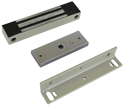 ML-180K с уголком, Электромагнитный замок ACCORDTEC, 200 кг, накладной