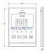 AT-VD434 WH Muon Монитор видеодомофона ACCORDTEC CVBS, 4,3", аналоговый