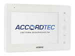 AT-VD760C/SD WH Монитор домофона ACCORDTEC, AHD, сенсорный экран