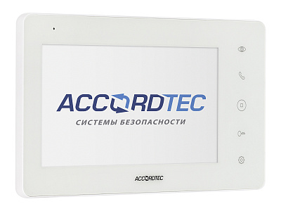 AT-VD760C/SD WH Монитор домофона ACCORDTEC, AHD, сенсорный экран