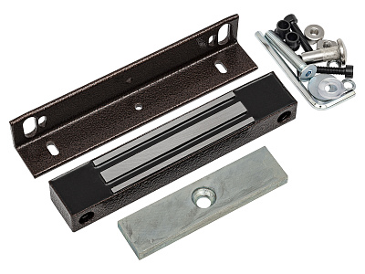 ML-100KB с уголком, Электромагнитный замок ACCORDTEC, 100 кг, накладной