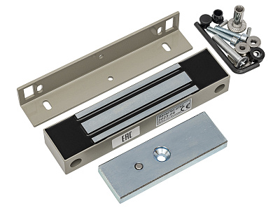 ML-180K с уголком, Электромагнитный замок ACCORDTEC, 200 кг, накладной