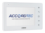 AT-VDA752C/SD WH  Монитор домофона ACCORDTEC, AHD, сенсорные кнопки