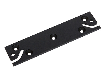 ML-300П с планкой, цвет черный, Электромагнитный замок ACCORDTEC, 300 кг, накладной