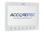 AT-VD100C/SD WH Монитор домофона ACCORDTEC, AHD, сенсорные кнопки