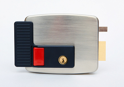 AT-EL101GF.1 (открывается внутрь, петли слева) Электромеханический замок ACCORDTEC, накладной, 5 ключей