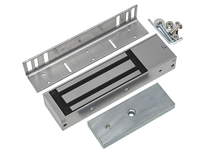 ML-395-2 с датчиком Холла, цвет Серый, Электромагнитный замок ACCORDTEC, 500 кг, накладной