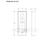 AT-VD313H BL Вызывная панель IP домофона на 1 абонента ACCORDTEC