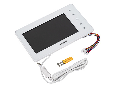 AT-VDA752C/SD WH  Монитор домофона ACCORDTEC, AHD, сенсорные кнопки