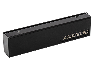 ML-200K Premium Black с уголком, Электромагнитный замок ACCORDTEC, 200 кг, накладной