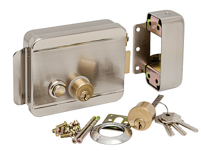 AT-EL101WN Электромеханический замок ACCORDTEC, накладной